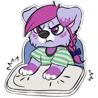 😡 emoji Secret puppies Telegram sticker 6 of 65