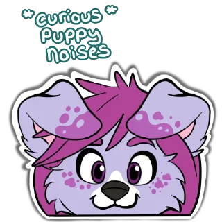 😶 emoji Secret puppies Telegram sticker 23 of 65