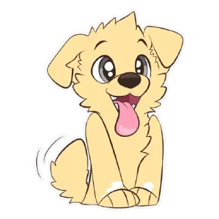 😁 emoji Puppies stickers Telegram sticker 8 of 100