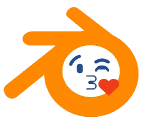 😘 emoji @Pars_Training Blender Stickers Telegram sticker 19 of 76