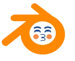 😚 emoji @Pars_Training Blender Stickers Telegram sticker 22 of 76