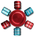 🔅 emoji Fidget Spinner Mania by @DMJ_Stickers Telegram sticker 11 of 38