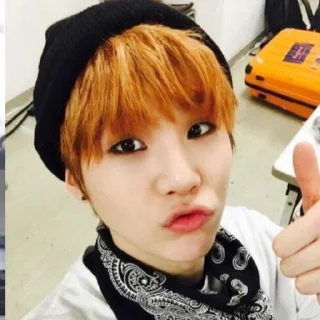 👍 emoji min yoongi Telegram sticker 10 of 30