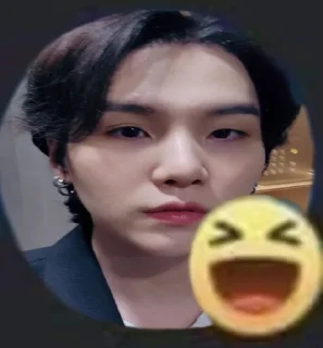 🤨 emoji min yoongi Telegram sticker 17 of 30