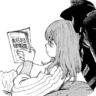 Sticker from Manga Panel
