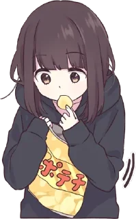 🤤 emoji Menhera-chan @English_World_Chatting Telegram sticker 13 of 120