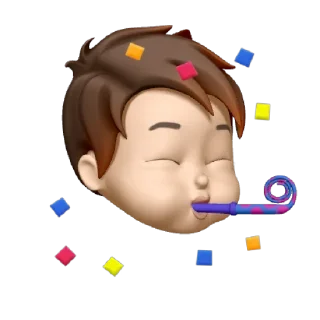 🥳 emoji Baby Van Telegram sticker 15 of 45