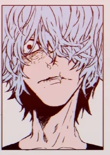 😠 emoji ⚡️ Shigaraki tomura ⚡️⚡️ @flame_stickers ⚡️ Telegram sticker 21 of 77