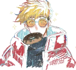 🍩 emoji Trigun - By Lada) Telegram sticker 17 of 74