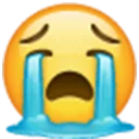 😭 emoji WhatsApp Emojis Telegram sticker 12 of 16