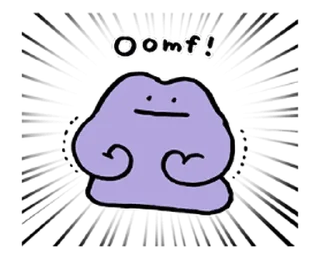 💪 emoji Pokémon LINE 1 Telegram sticker 24 of 24