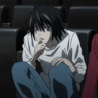 🍩 emoji L Lawliet ؛ @Packies Telegram sticker 15 of 80