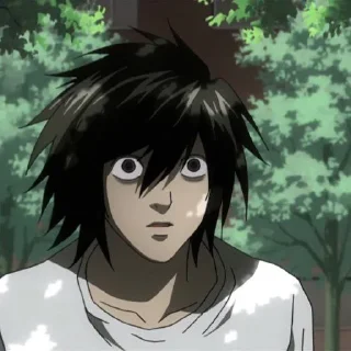 🍩 emoji L Lawliet ؛ @Packies Telegram sticker 24 of 80