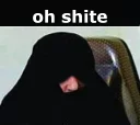 😨 emoji Haj khanom🙋‍♀🤣 @BI_FA_ZI @sticker_nabb Telegram sticker 6 of 69