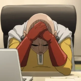 🔗 emoji One Punch Man | @StickIt Telegram sticker 7 of 75