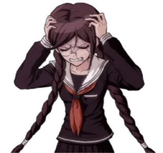 😩 emoji Toko Fukawa Telegram sticker 9 of 61