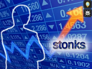 🔦 emoji Stonks Telegram sticker 17 of 78