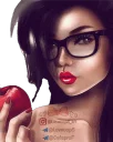 😜 emoji @Loveoops_art Telegram sticker 7 of 120