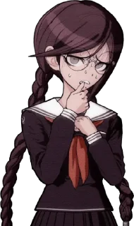 Sticker from Toko Fukawa faces