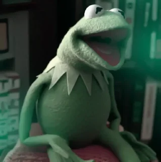 🐸 emoji [🐸] ;; kermit ;; @lumicore_present Telegram sticker 5 of 35