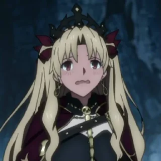 😳 emoji ereshkigal @stickerspackanime Telegram sticker 4 of 120
