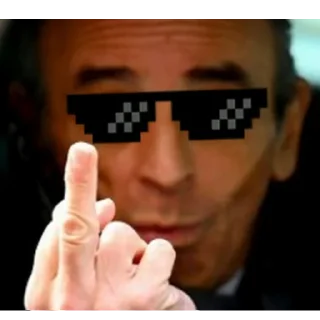 🖕 emoji Zemmour Telegram sticker 9 of 35