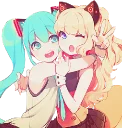 Sticker from vocaloid