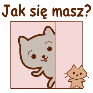 👋 emoji Kotek Polski Telegram sticker 9 of 40