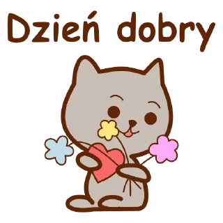 🖐 emoji Kotek Polski Telegram sticker 8 of 40