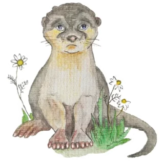 😒 emoji Otters of Belarus Telegram sticker 17 of 26