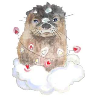 🎉 emoji Otters of Belarus Telegram sticker 24 of 26