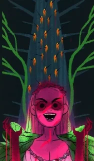 Sticker from Lore olympus on crack