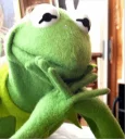 🤔 emoji Kermit the frog Telegram sticker 5 of 52