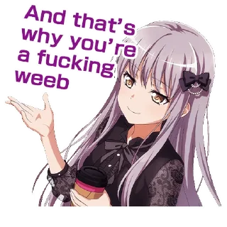 💁‍♀️ emoji BanG Dream! Custom Stickers Telegram sticker 16 of 53