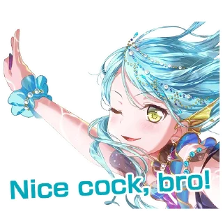 😉 emoji BanG Dream! Custom Stickers Telegram sticker 15 of 53