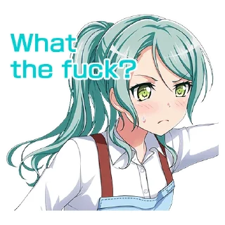 🤨 emoji BanG Dream! Custom Stickers Telegram sticker 20 of 53