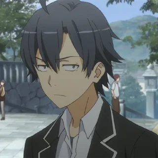 🎲 emoji ☕️Hikigaya, Hachiman☕️ @xxTokyo_Art Telegram sticker 8 of 70
