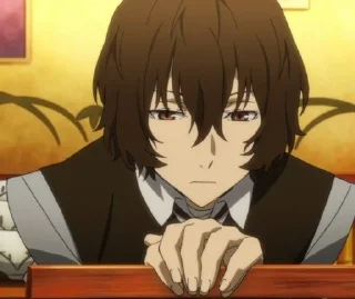 🖤 emoji Dazai [@Shinigami] Telegram sticker 19 of 41