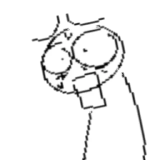 😦 emoji deranged Telegram sticker 7 of 79