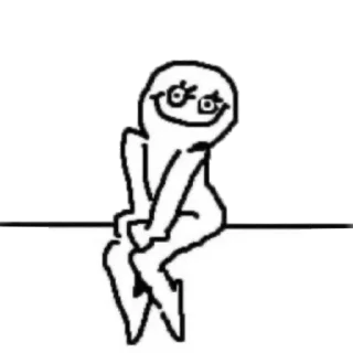 🙂 emoji deranged Telegram sticker 20 of 79