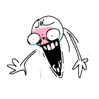 😦 emoji deranged Telegram sticker 9 of 79