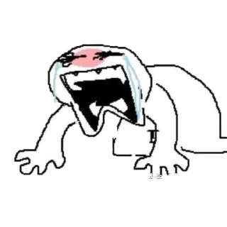 😭 emoji deranged Telegram sticker 13 of 79