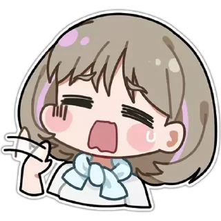 😫 emoji Tang Keke Telegram sticker 20 of 45