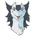 😛 emoji Northern Sergal Telegram sticker 1 of 15