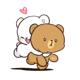🌟 emoji Mocha and milk 🫶🏻 Telegram sticker 13 of 36