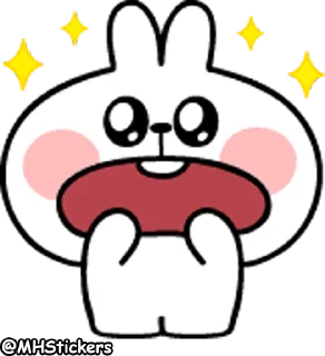 🤩 emoji @MHStickers Spoiled Rabbit Emoji 2 Telegram sticker 13 of 41
