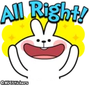 😆 emoji @MHStickers Spoiled Rabbit Useful Talk Telegram sticker 24 of 41