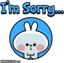 😢 emoji @MHStickers Spoiled Rabbit Useful Talk Telegram sticker 18 of 41