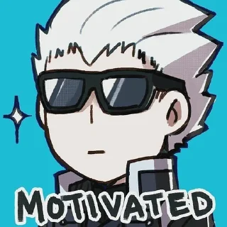 😏 emoji Devil may cry Telegram sticker 12 of 52