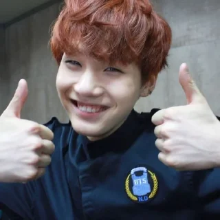 👍 emoji min yoongi Telegram sticker 13 of 30
